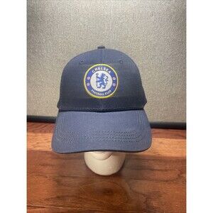 Chelsea FC Football Club Futbol Soccer Blue Hat Cap Strap Back One Siz